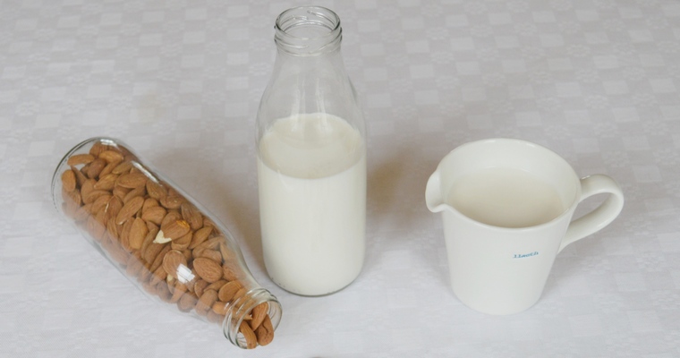 Homemade Almond Milk - From The Larder